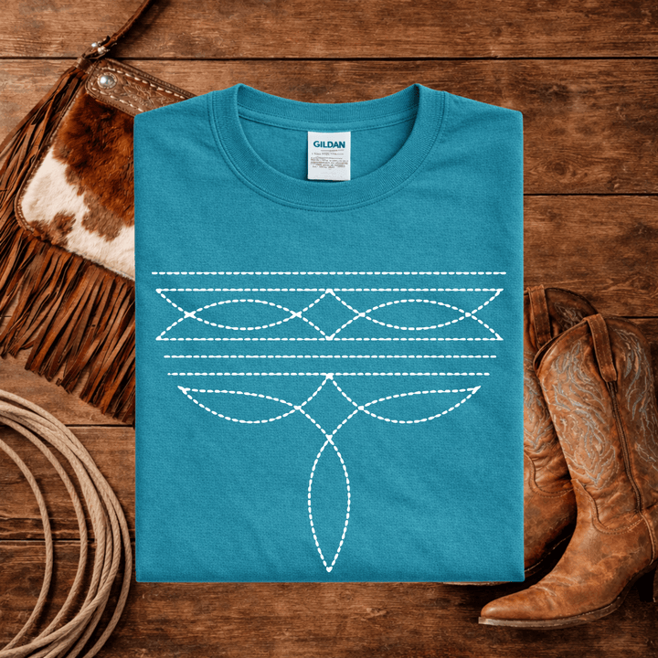 Envy Stylz Boutique Women - Apparel - Shirts - T-Shirts Boot Stitch Graphic T-shirt - Women&