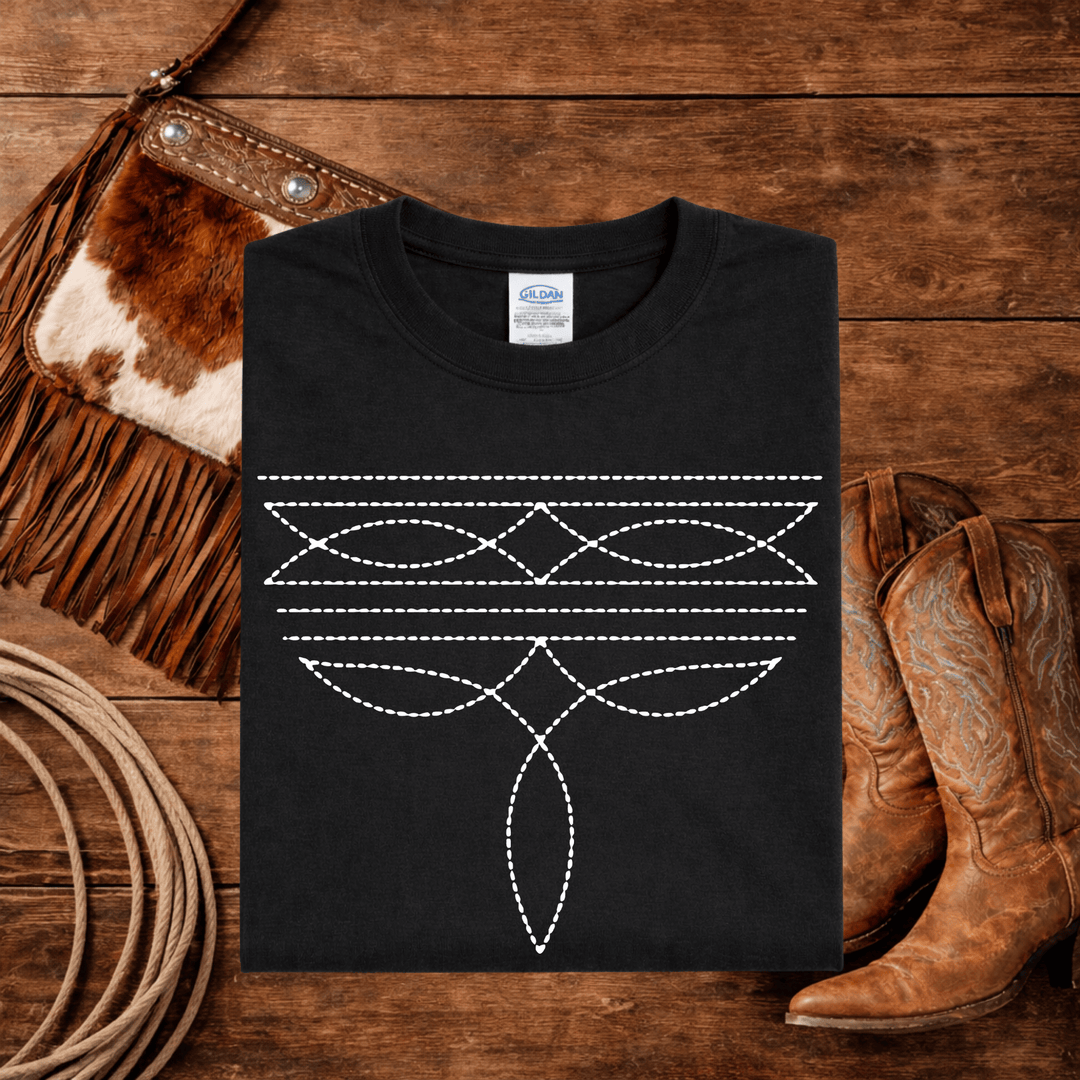Envy Stylz Boutique Women - Apparel - Shirts - T-Shirts Boot Stitch Graphic T-shirt - Women&