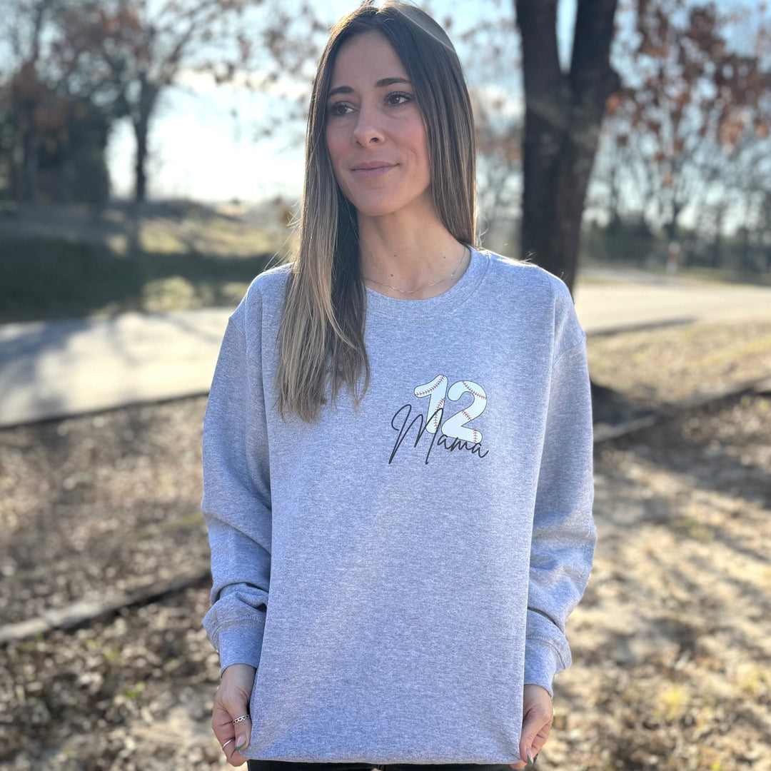 Envy Stylz Boutique Women - Apparel - Shirts - T-Shirts Custom Baseball  Mama Graphic Sweatshirt