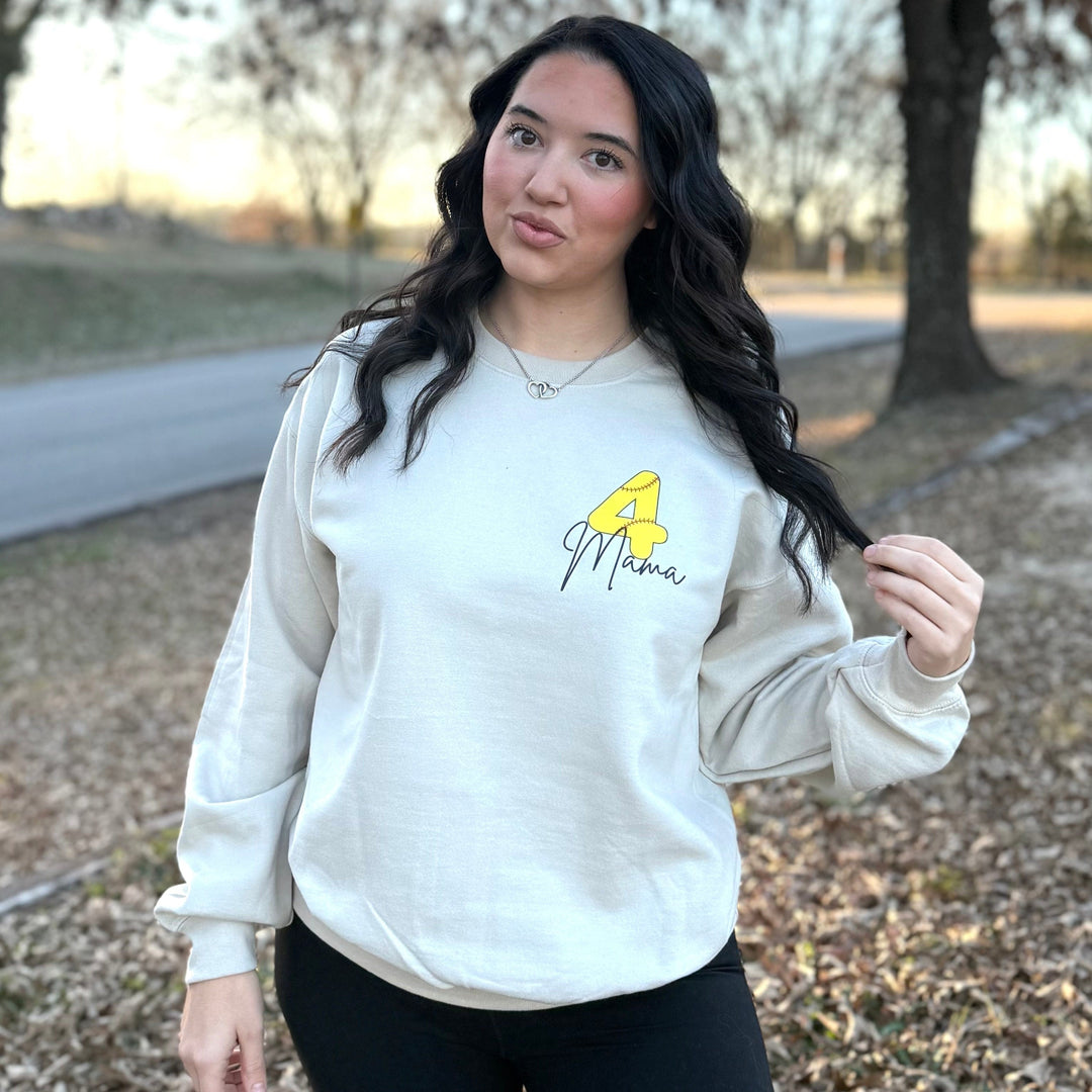 Envy Stylz Boutique Women - Apparel - Shirts - T-Shirts Custom Softball Mama Graphic Sweatshirt