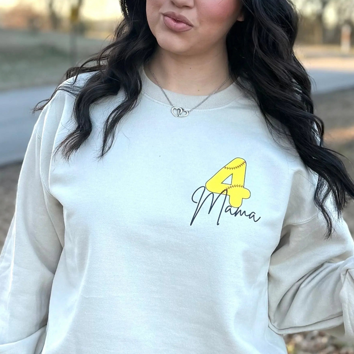 Custom Softball Mama Sand Tee or Sweatshirt product image 1