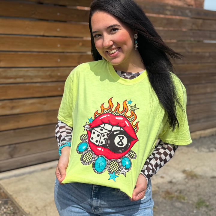 Envy Stylz Boutique Women - Apparel - Shirts - T-Shirts Flame Lips | Western Unisex Graphic T-Shirt