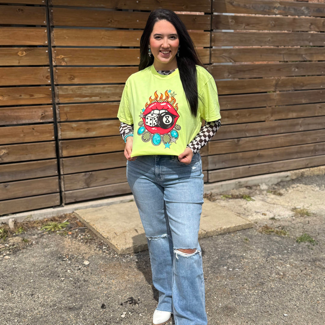 Envy Stylz Boutique Women - Apparel - Shirts - T-Shirts Flame Lips | Western Unisex Graphic T-Shirt