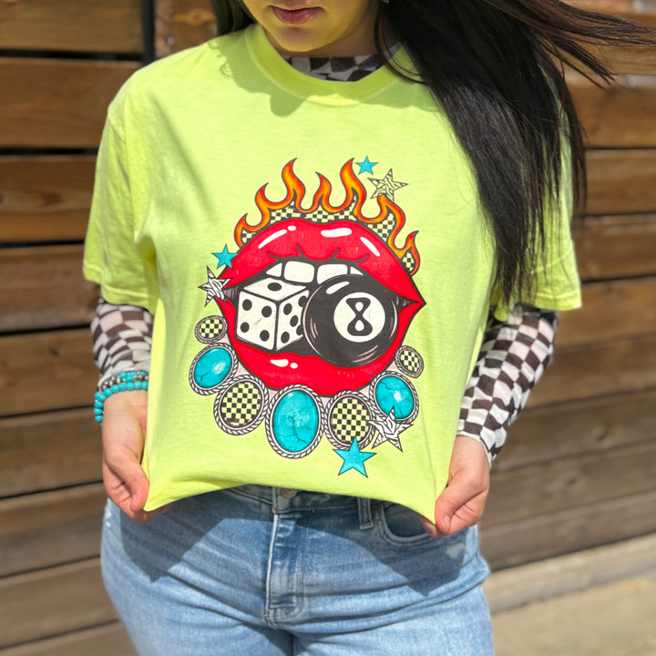 Envy Stylz Boutique Women - Apparel - Shirts - T-Shirts Flame Lips | Western Unisex Graphic T-Shirt