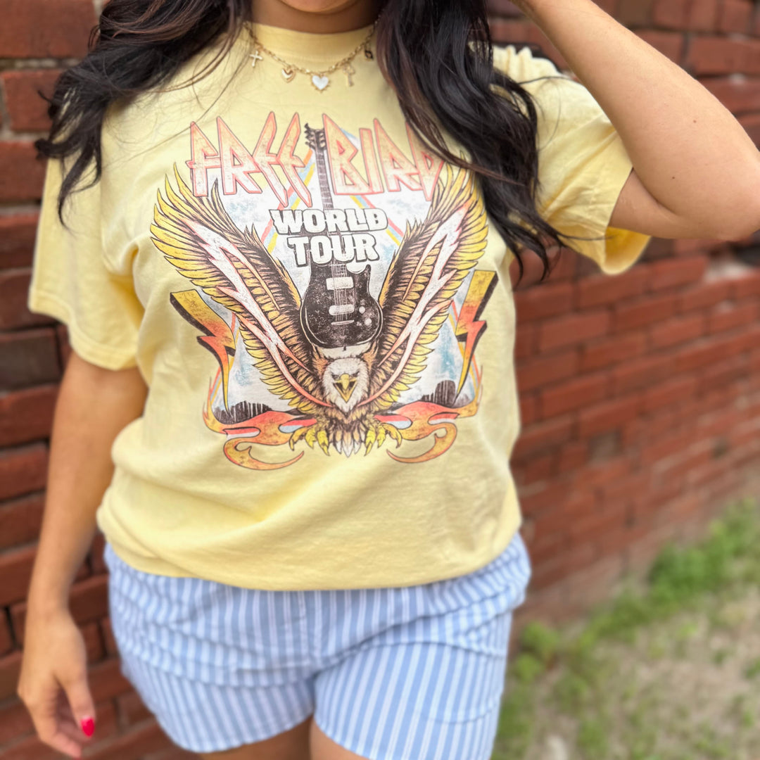 Envy Stylz Boutique Women - Apparel - Shirts - T-Shirts Free Bird Retro Pastel Graphic Tee