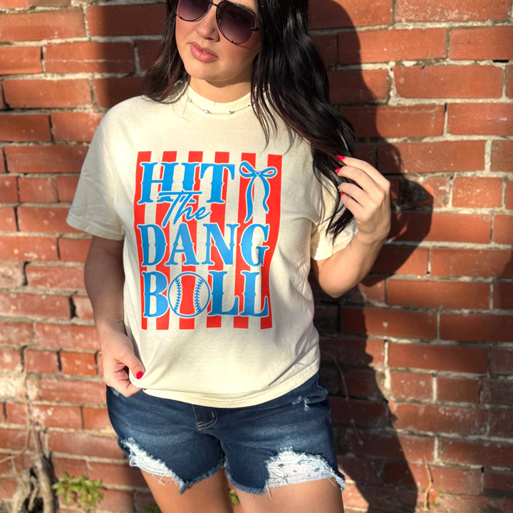 Envy Stylz Boutique Women - Apparel - Shirts - T-Shirts Hit The Dang Ball Graphic Tee