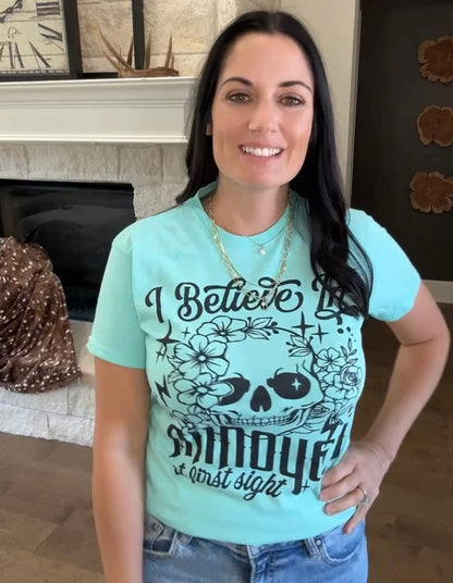 Envy Stylz Boutique Women - Apparel - Shirts - T-Shirts I Believe In Annoyed At First Sight Graphic T-shirt