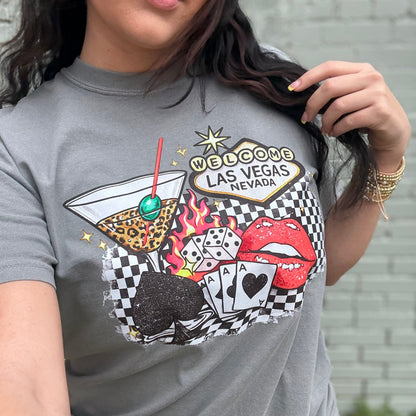 Envy Stylz Boutique Women - Apparel - Shirts - T-Shirts Las Vegas Graphic Tee