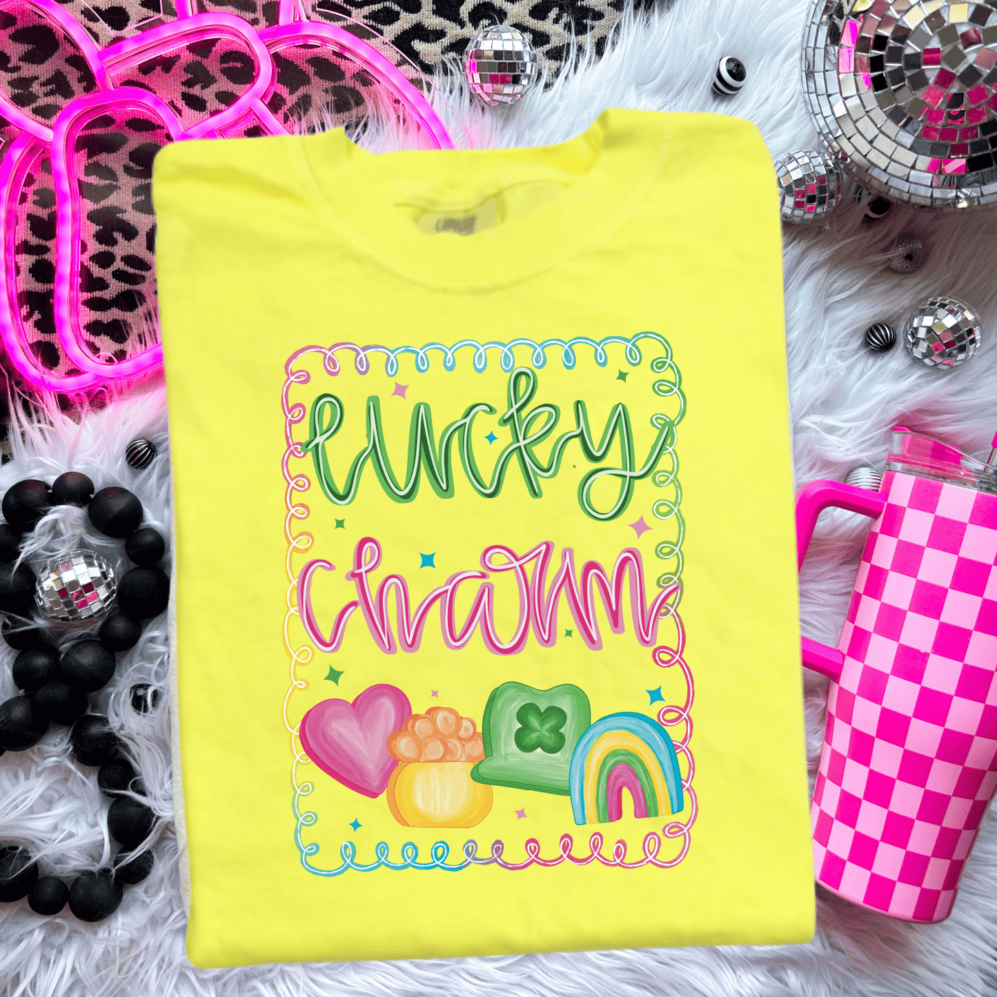 Envy Stylz Boutique Women - Apparel - Shirts - T-Shirts Lucky Charm Graphic Tee