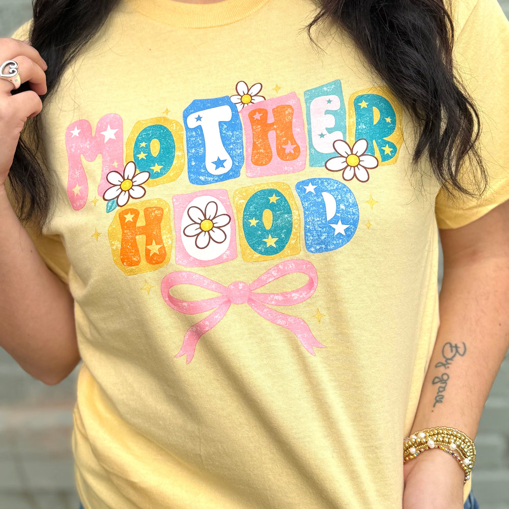 Envy Stylz Boutique Women - Apparel - Shirts - T-Shirts Motherhood Bow Scrapbook Graphic Tee