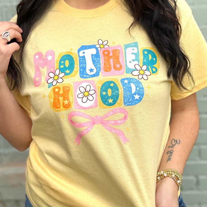 Envy Stylz Boutique Women - Apparel - Shirts - T-Shirts Motherhood Bow Scrapbook Graphic Tee