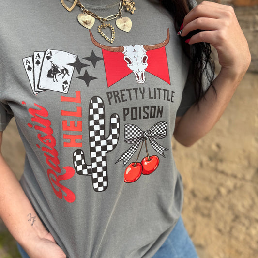 Envy Stylz Boutique Women - Apparel - Shirts - T-Shirts Pretty Little Poison Graphic Tee Shirt