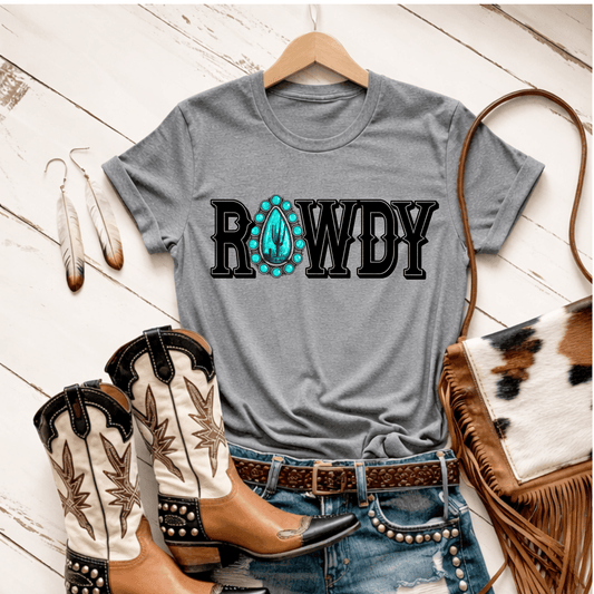Envy Stylz Boutique Women - Apparel - Shirts - T-Shirts Rowdy Concho Graphic Tee