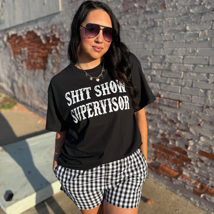 Envy Stylz Boutique Women - Apparel - Shirts - T-Shirts Shit Show Supervisor Graphic T-shirt
