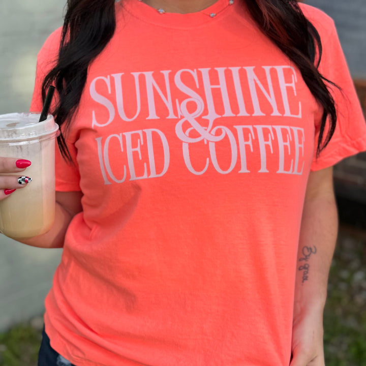 Envy Stylz Boutique Women - Apparel - Shirts - T-Shirts Sunshine &amp; Iced Coffee Graphic Tee