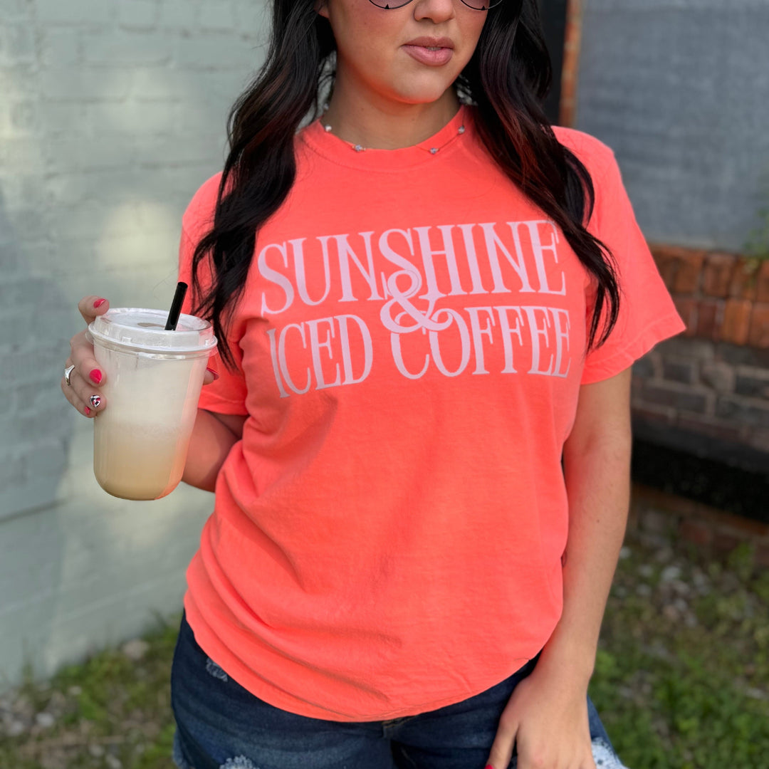 Envy Stylz Boutique Women - Apparel - Shirts - T-Shirts Sunshine &amp; Iced Coffee Graphic Tee