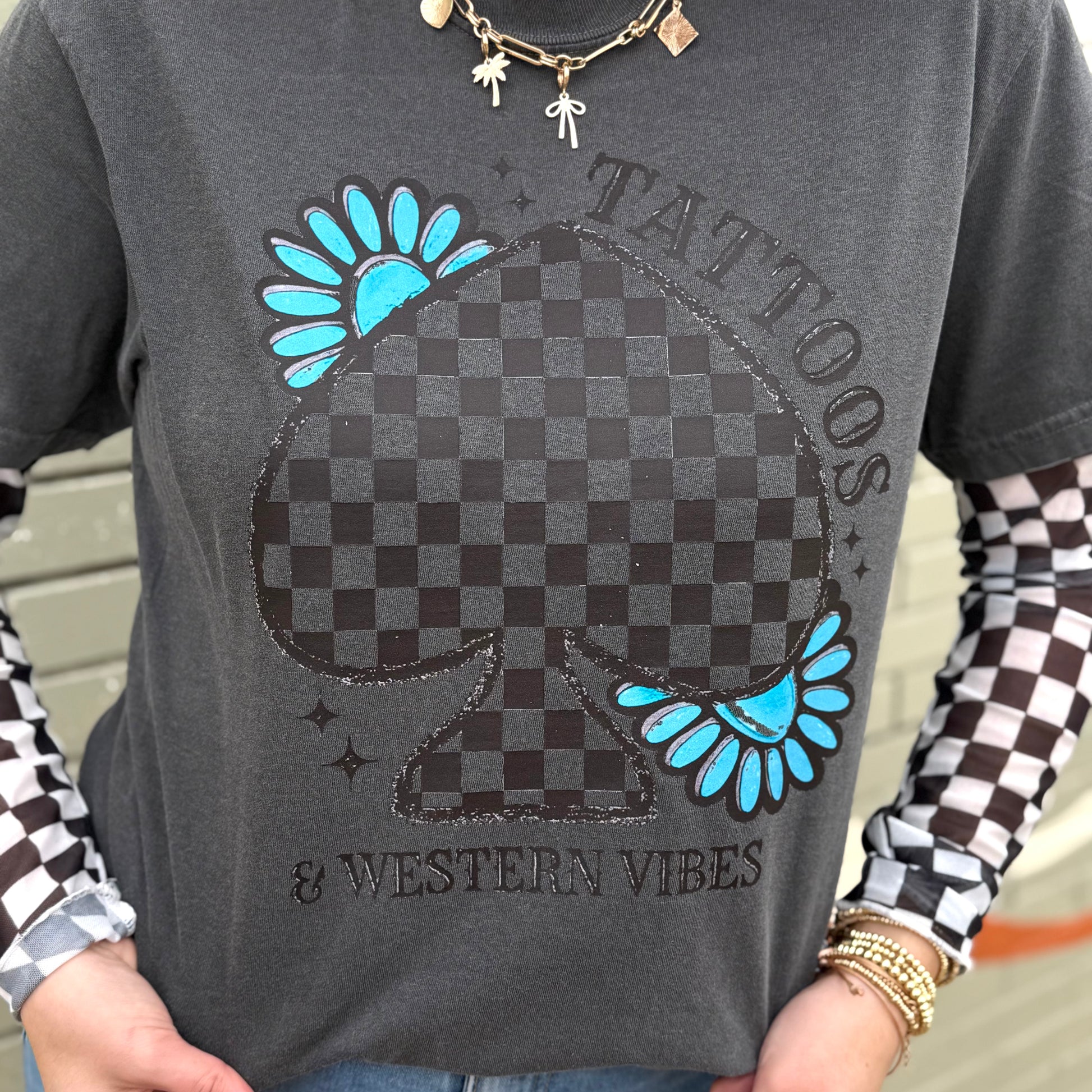 Envy Stylz Boutique Women - Apparel - Shirts - T-Shirts Tattoos and Western Vibes Graphic Tee