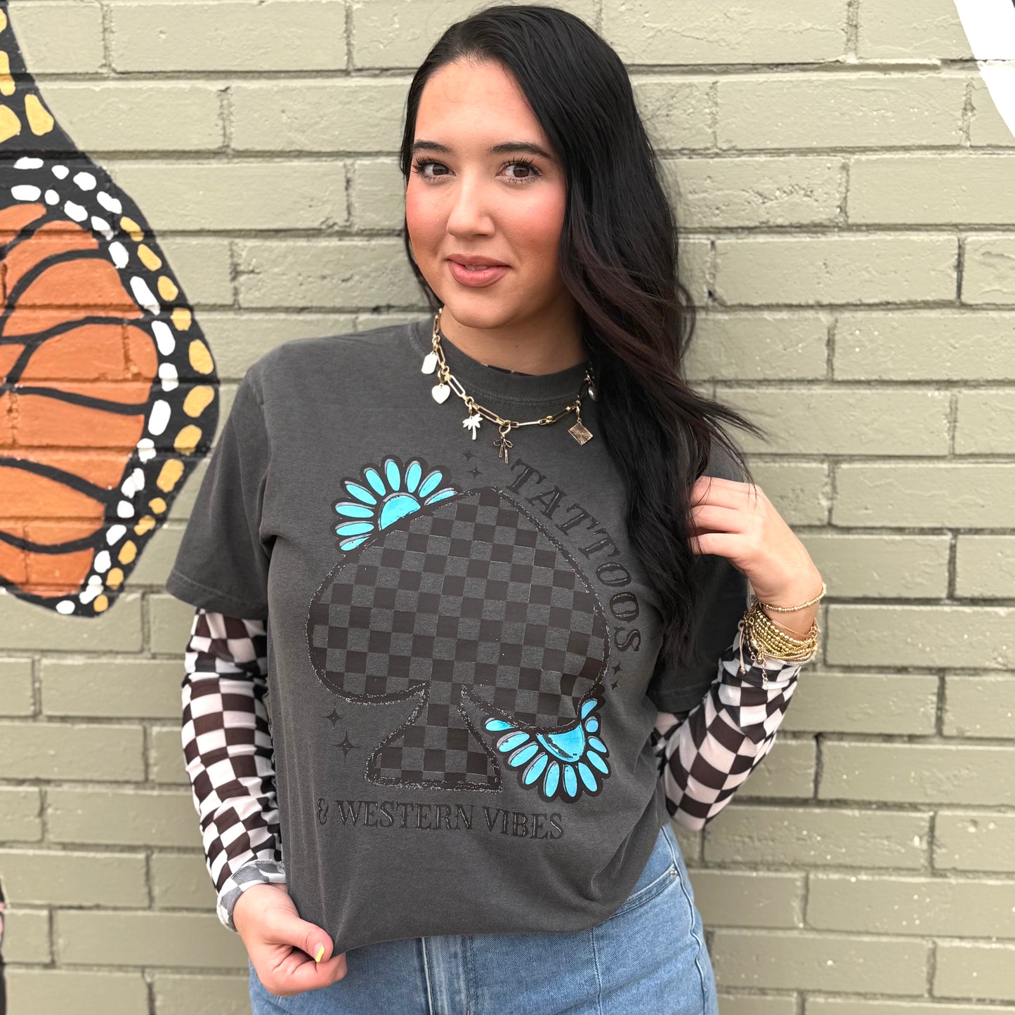 Envy Stylz Boutique Women - Apparel - Shirts - T-Shirts Tattoos and Western Vibes Graphic Tee