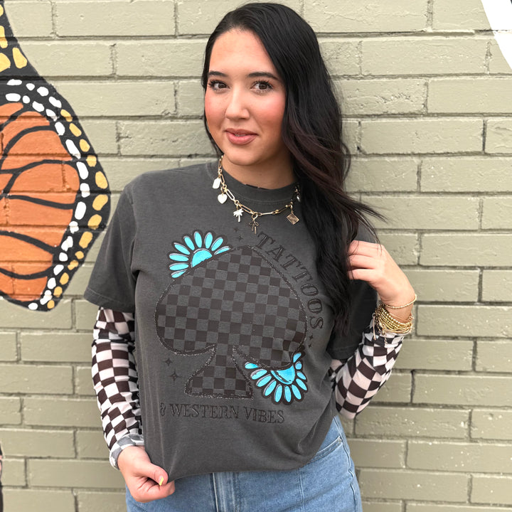 Envy Stylz Boutique Women - Apparel - Shirts - T-Shirts Tattoos and Western Vibes Graphic Tee