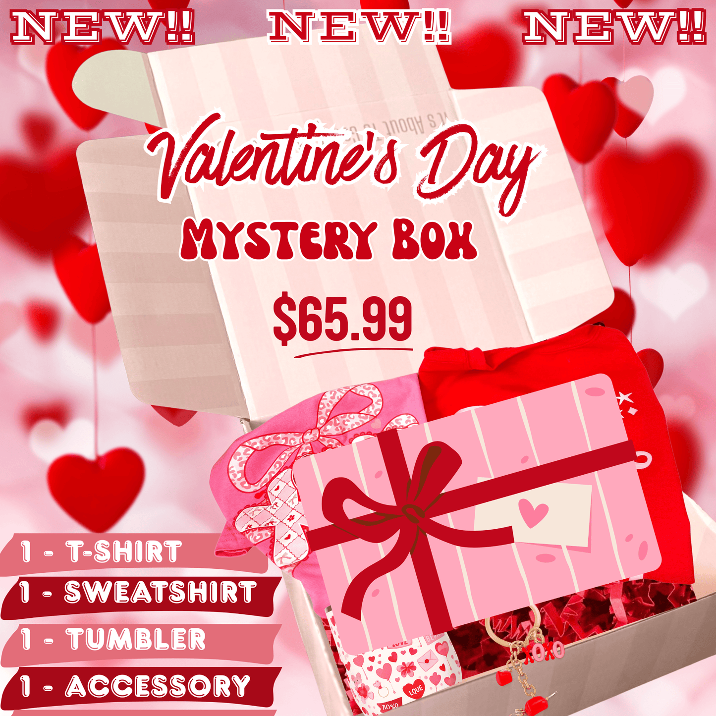 Envy Stylz Boutique Women - Apparel - Shirts - T-Shirts The It Girl Mystery Valentines Box