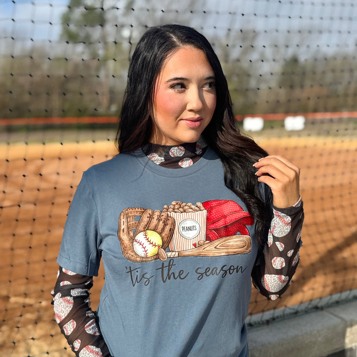 Envy Stylz Boutique Women - Apparel - Shirts - T-Shirts Tis The Season Baseball Graphic Tee