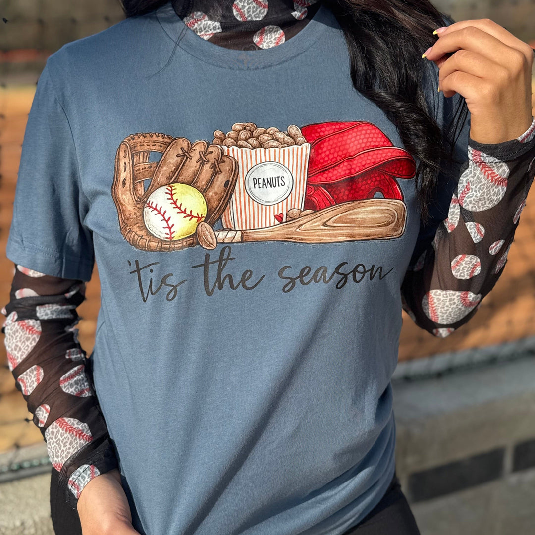 Envy Stylz Boutique Women - Apparel - Shirts - T-Shirts Tis The Season Baseball Graphic Tee