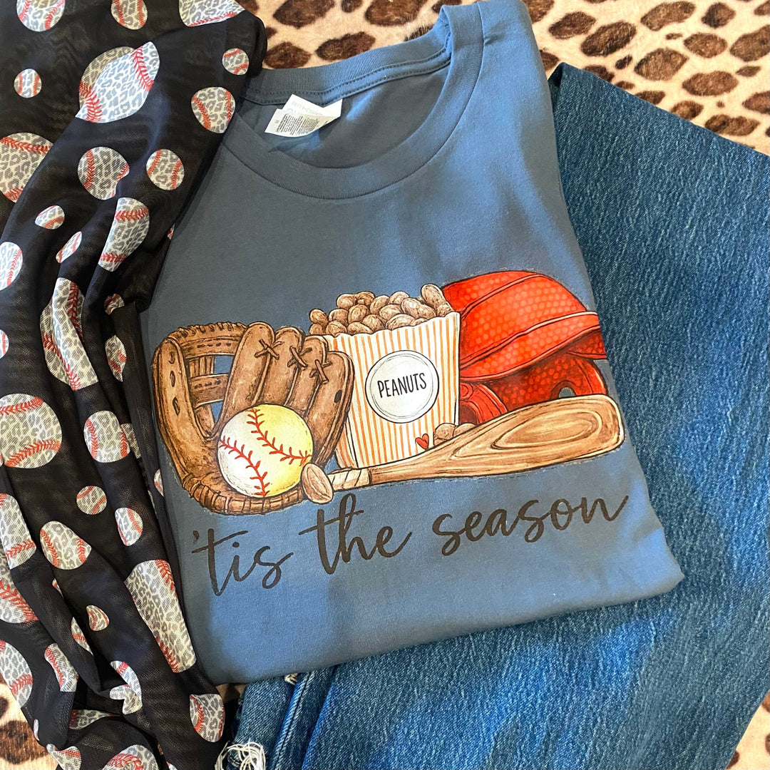 Envy Stylz Boutique Women - Apparel - Shirts - T-Shirts Tis The Season Baseball Graphic Tee