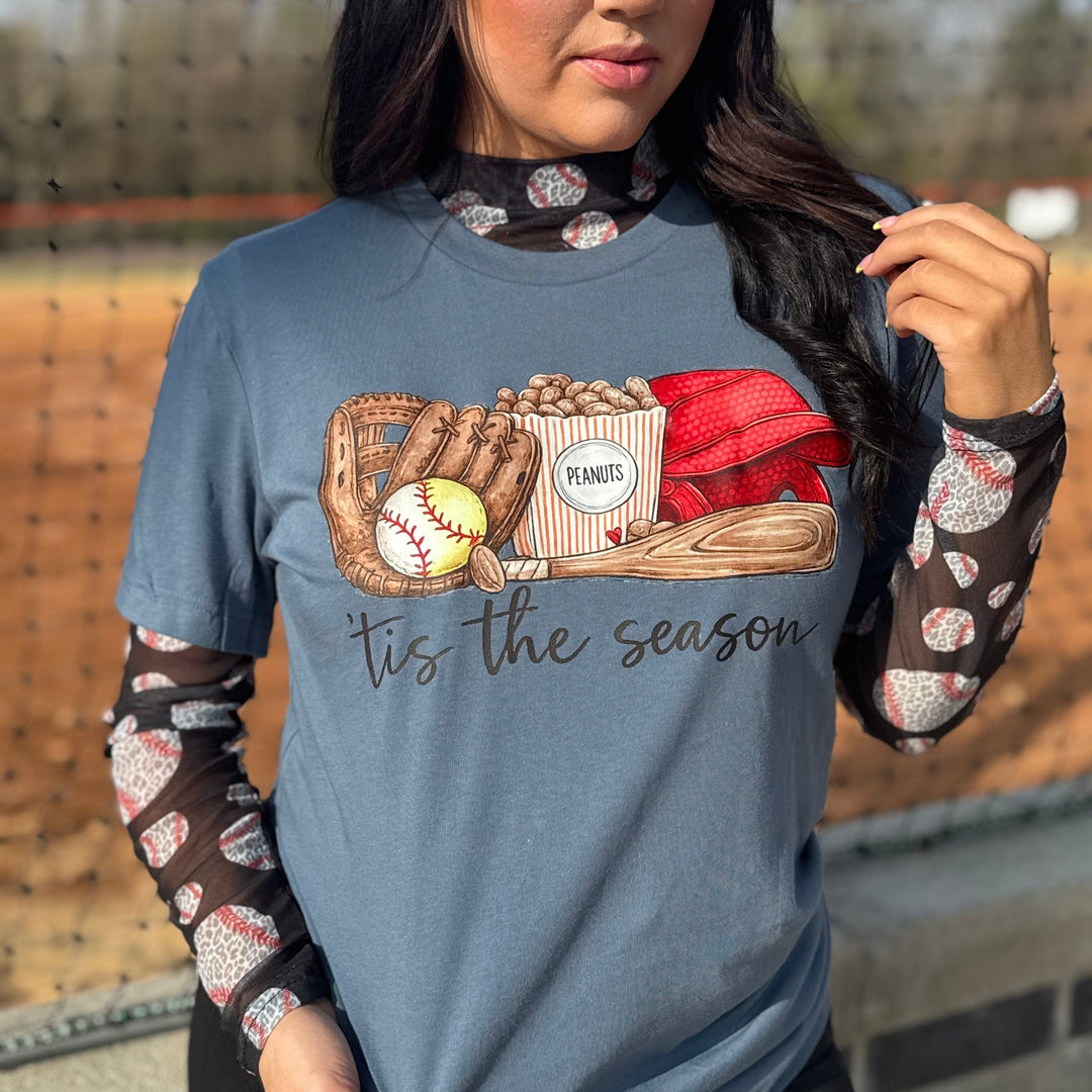 Envy Stylz Boutique Women - Apparel - Shirts - T-Shirts Tis The Season Baseball Graphic Tee
