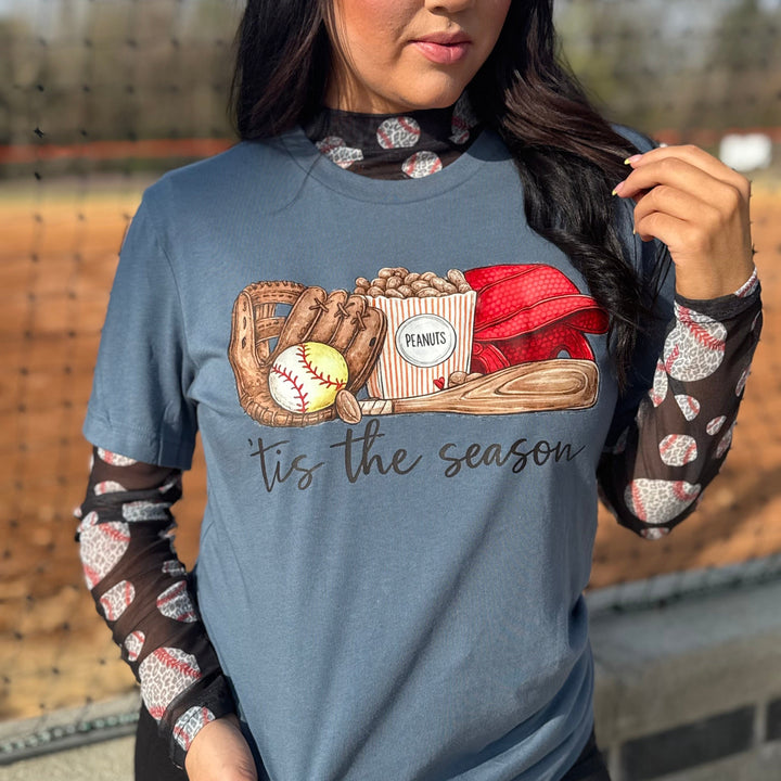 Envy Stylz Boutique Women - Apparel - Shirts - T-Shirts Tis The Season Baseball Graphic Tee