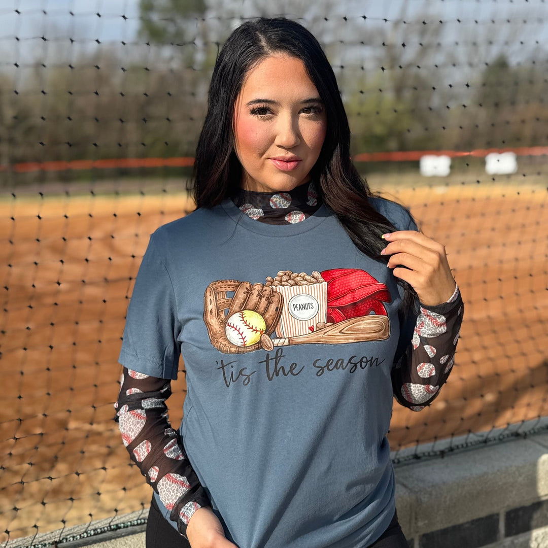 Envy Stylz Boutique Women - Apparel - Shirts - T-Shirts Tis The Season Baseball Graphic Tee