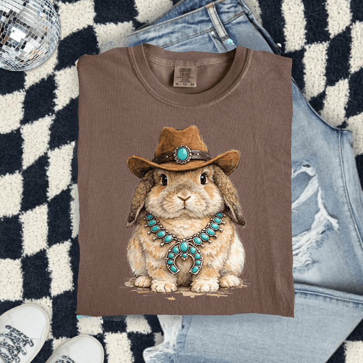 Envy Stylz Boutique Women - Apparel - Shirts - T-Shirts Western Easter Bunny Graphic T-shirt