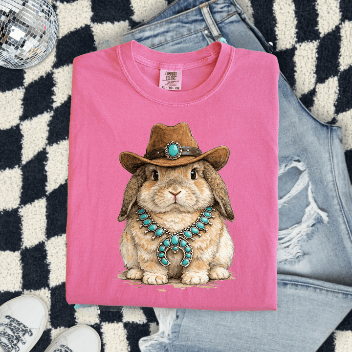 Envy Stylz Boutique Women - Apparel - Shirts - T-Shirts Western Easter Bunny Graphic T-shirt