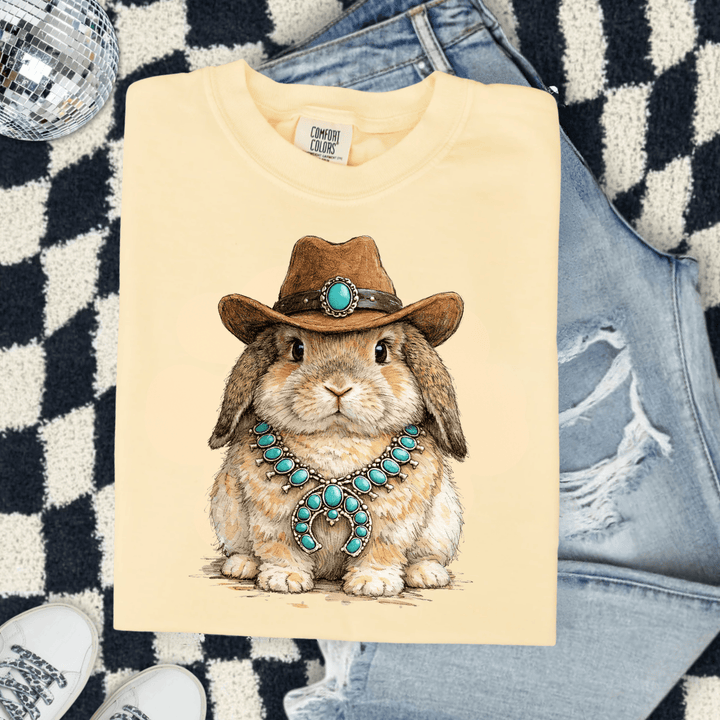 Envy Stylz Boutique Women - Apparel - Shirts - T-Shirts Western Easter Bunny Graphic T-shirt
