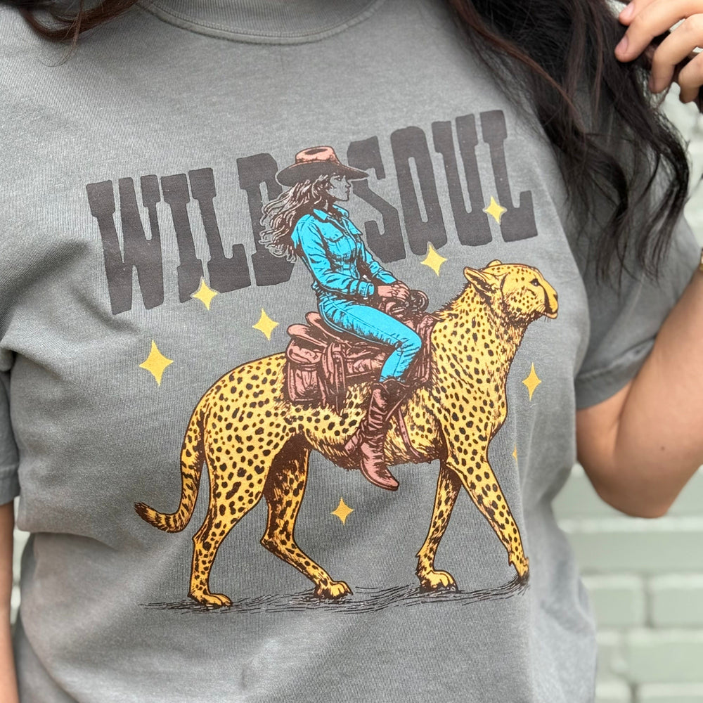 Envy Stylz Boutique Women - Apparel - Shirts - T-Shirts Wild Soul Leopard Graphic Tee