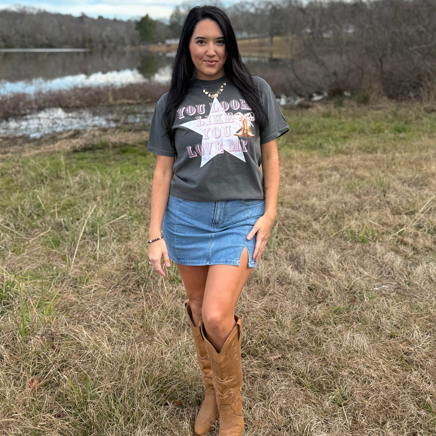 Envy Stylz Boutique Women - Apparel - Shirts - T-Shirts You Look Like You Love Me Graphic T-shirt - Women - Valentines