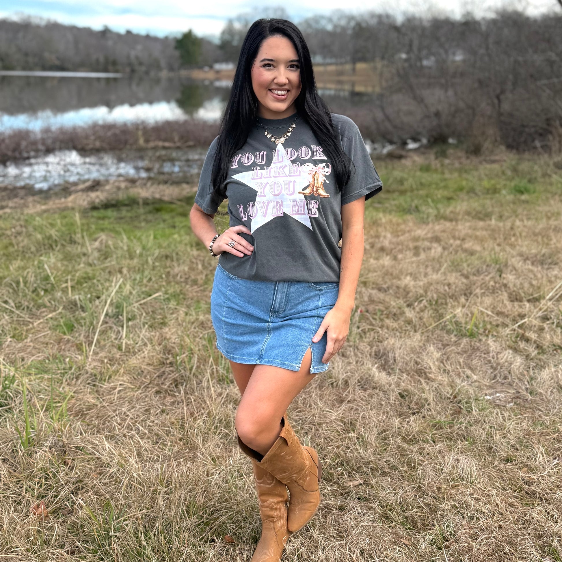 Envy Stylz Boutique Women - Apparel - Shirts - T-Shirts You Look Like You Love Me Graphic T-shirt - Women - Valentines