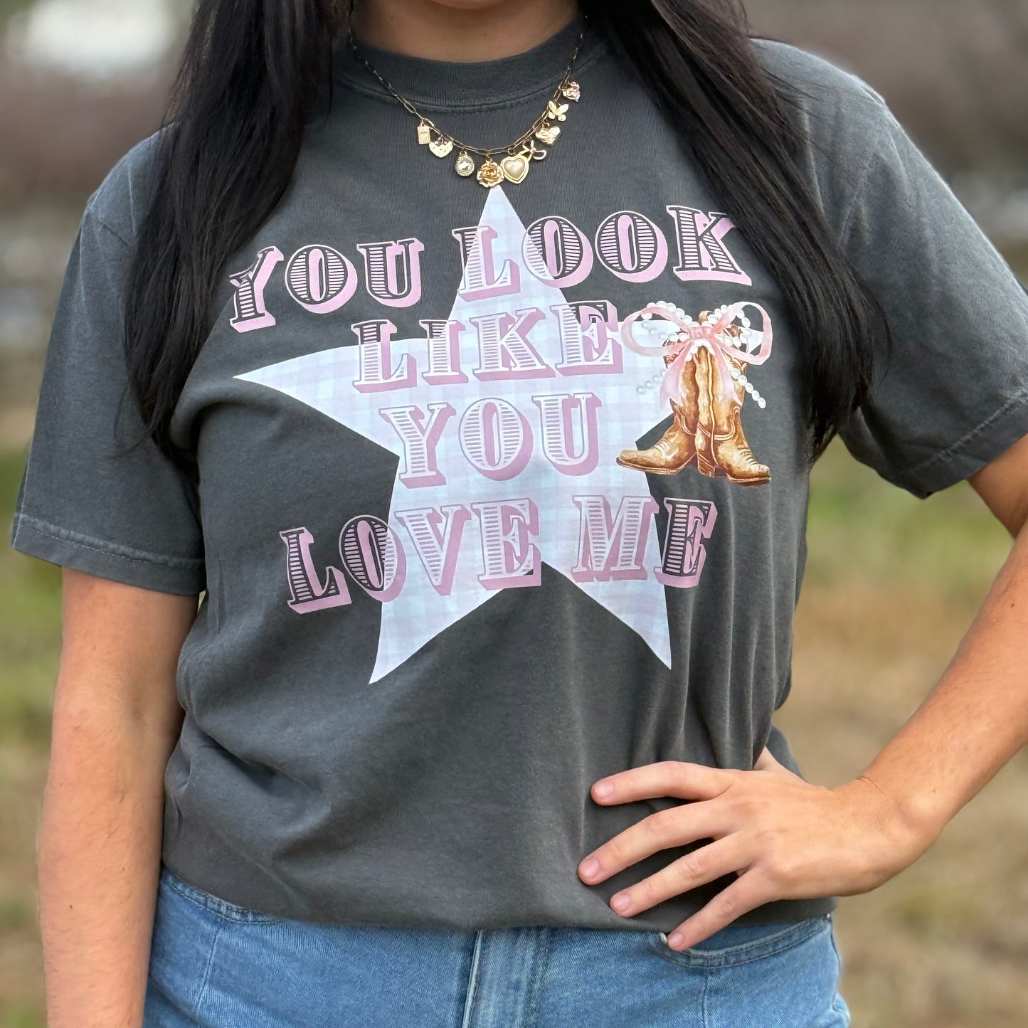 Envy Stylz Boutique Women - Apparel - Shirts - T-Shirts You Look Like You Love Me Graphic T-shirt - Women - Valentines