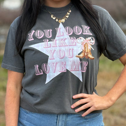 Envy Stylz Boutique Women - Apparel - Shirts - T-Shirts You Look Like You Love Me Graphic T-shirt - Women - Valentines
