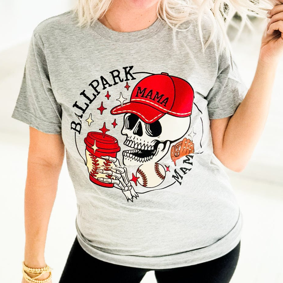 Envy Stylz Wholesale Women - Apparel - Shirts - T-Shirts Ballpark Mama Graphic Tee