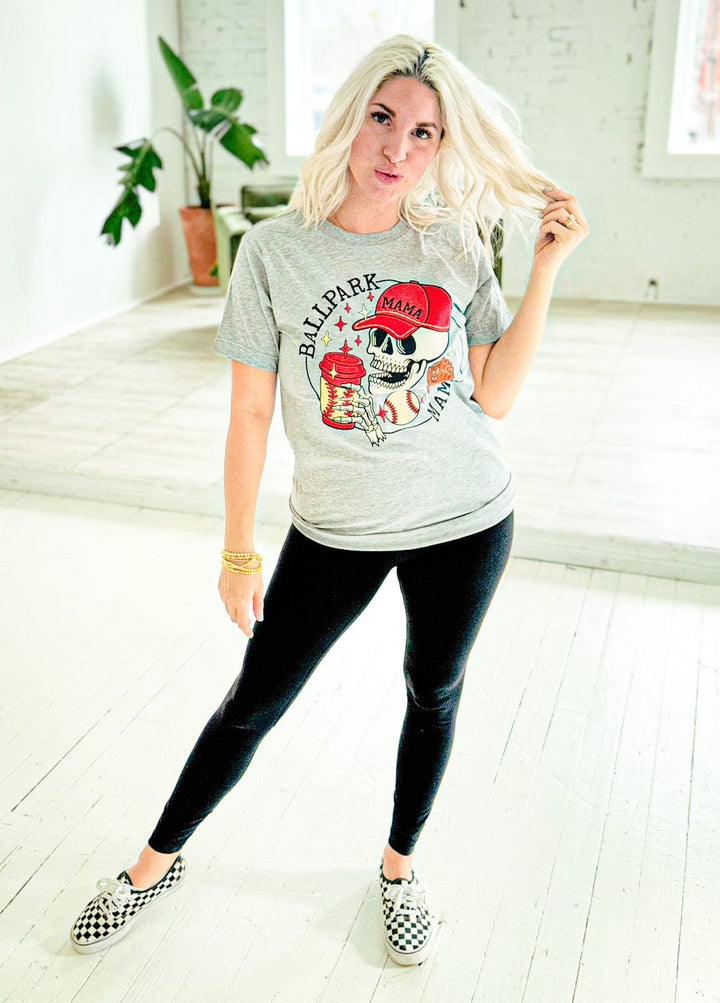 Envy Stylz Wholesale Women - Apparel - Shirts - T-Shirts Ballpark Mama Graphic Tee