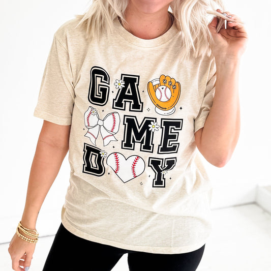 Envy Stylz Wholesale Women - Apparel - Shirts - T-Shirts Game Day Baseball Graphic Tee