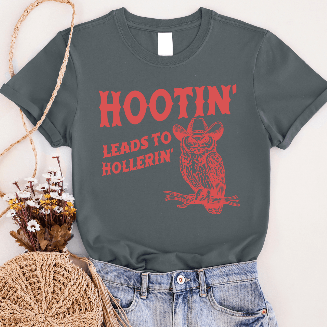 Envy Stylz Wholesale Women - Apparel - Shirts - T-Shirts Hootin' Leads To Hollerin' Graphic Tee