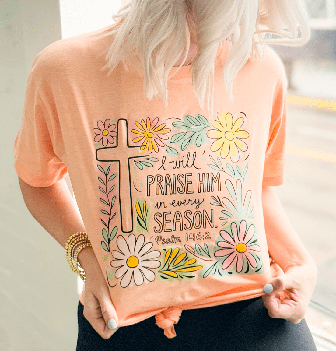 Envy Stylz Wholesale Women - Apparel - Shirts - T-Shirts I Will Praise Him In Every Season Graphic Tee
