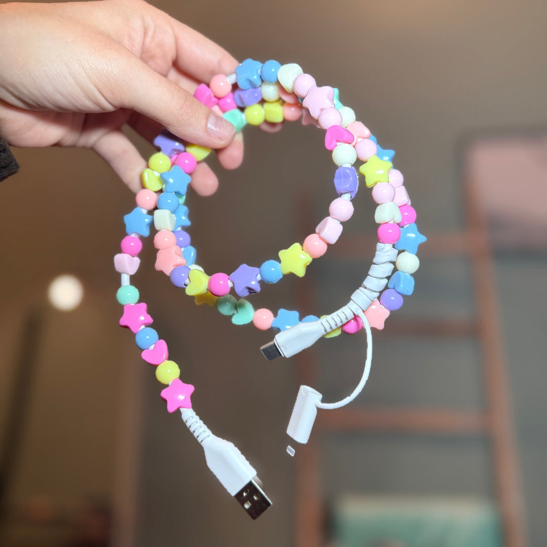 FestiviTees Women - Accessories - Earrings Beaded Phone Chargers USB/USB-C/Lightning