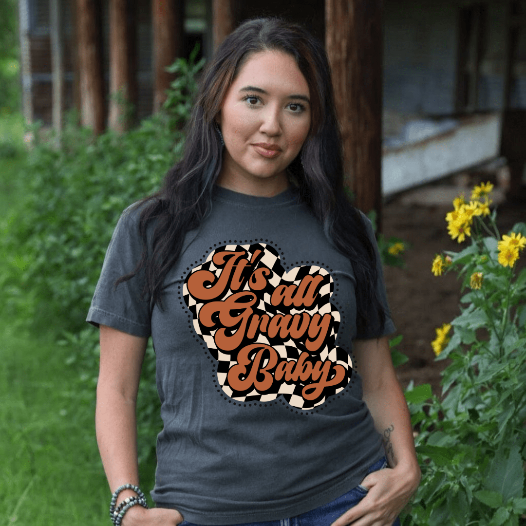 FestiviTees Women - Apparel - Shirts - T-Shirts All Gravy Baby Graphic Tee