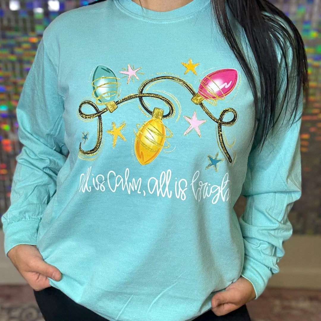 FestiviTees Women - Apparel - Shirts - T-Shirts All Is Calm Graphic Tee