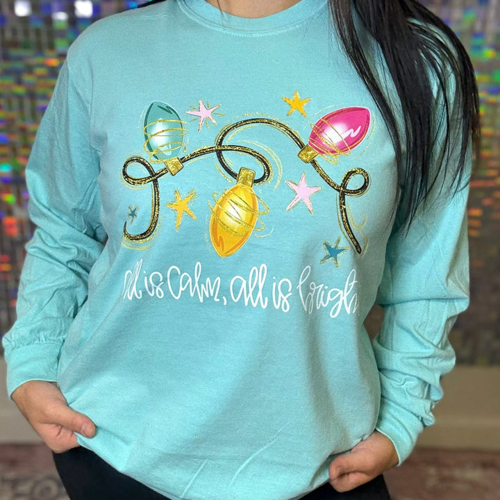 FestiviTees Women - Apparel - Shirts - T-Shirts All Is Calm Graphic Tee