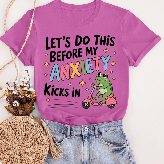 FestiviTees Women - Apparel - Shirts - T-Shirts Anxiety Frog Graphic Tee