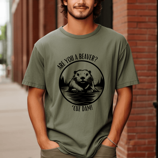 FestiviTees Women - Apparel - Shirts - T-Shirts Are You A Beaver, Cuz Dam Graphic Tee