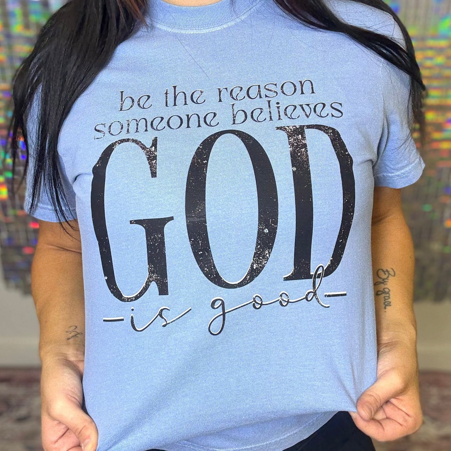 FestiviTees Women - Apparel - Shirts - T-Shirts Be The Reason God Is Good Graphic Tee